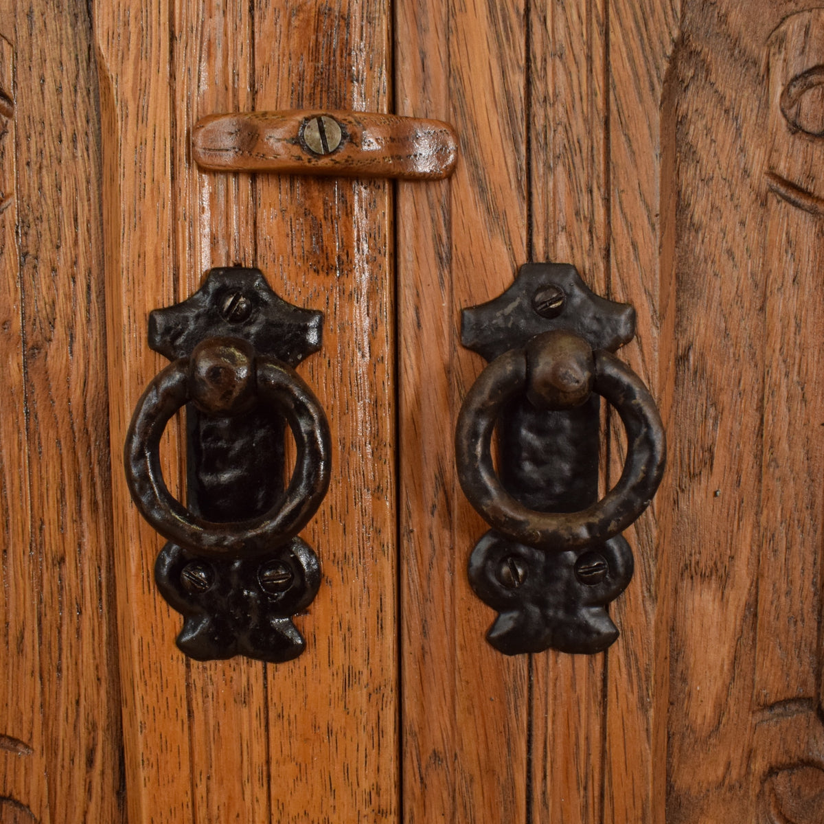 Carved Old Charm Court Cabinet