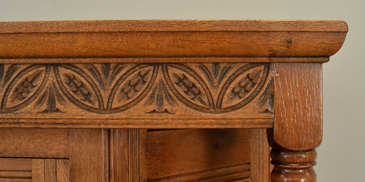 Carved Old Charm Court Cabinet