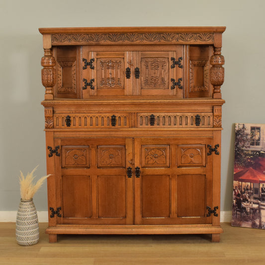 Carved Old Charm Court Cabinet