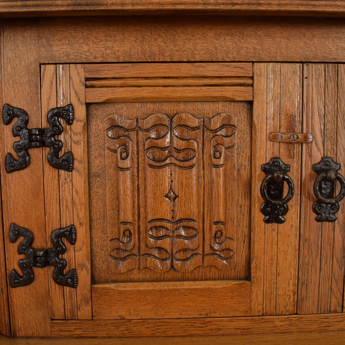 Carved Old Charm Court Cabinet