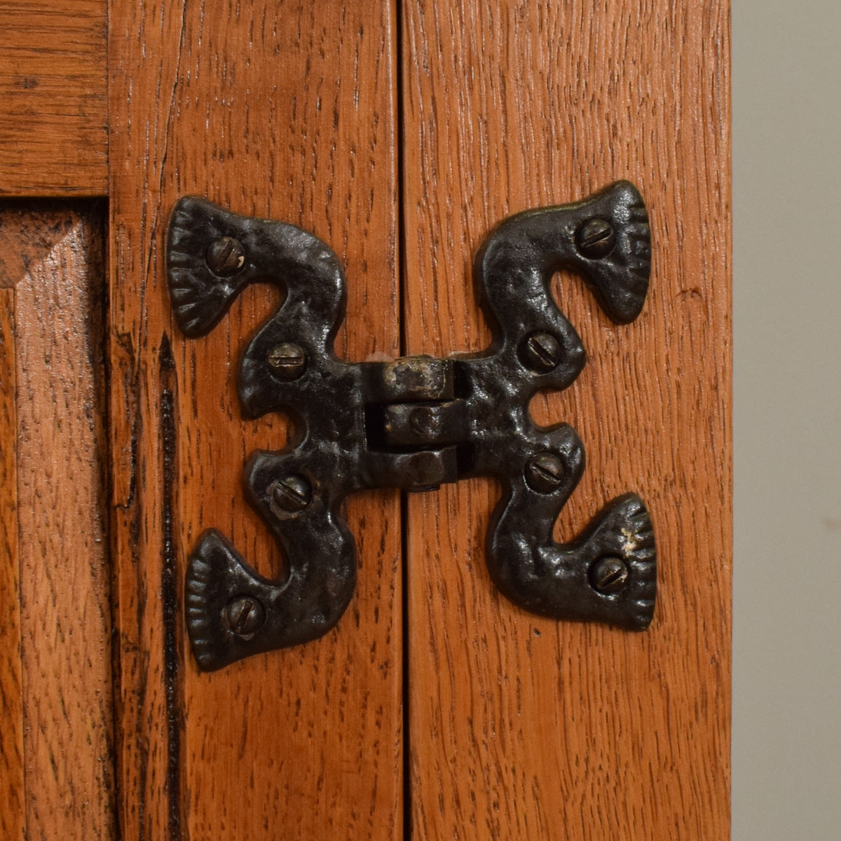 Carved Old Charm Court Cabinet