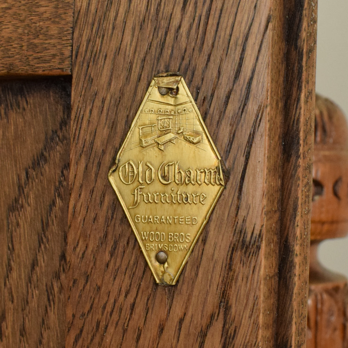 Carved Old Charm Court Cabinet