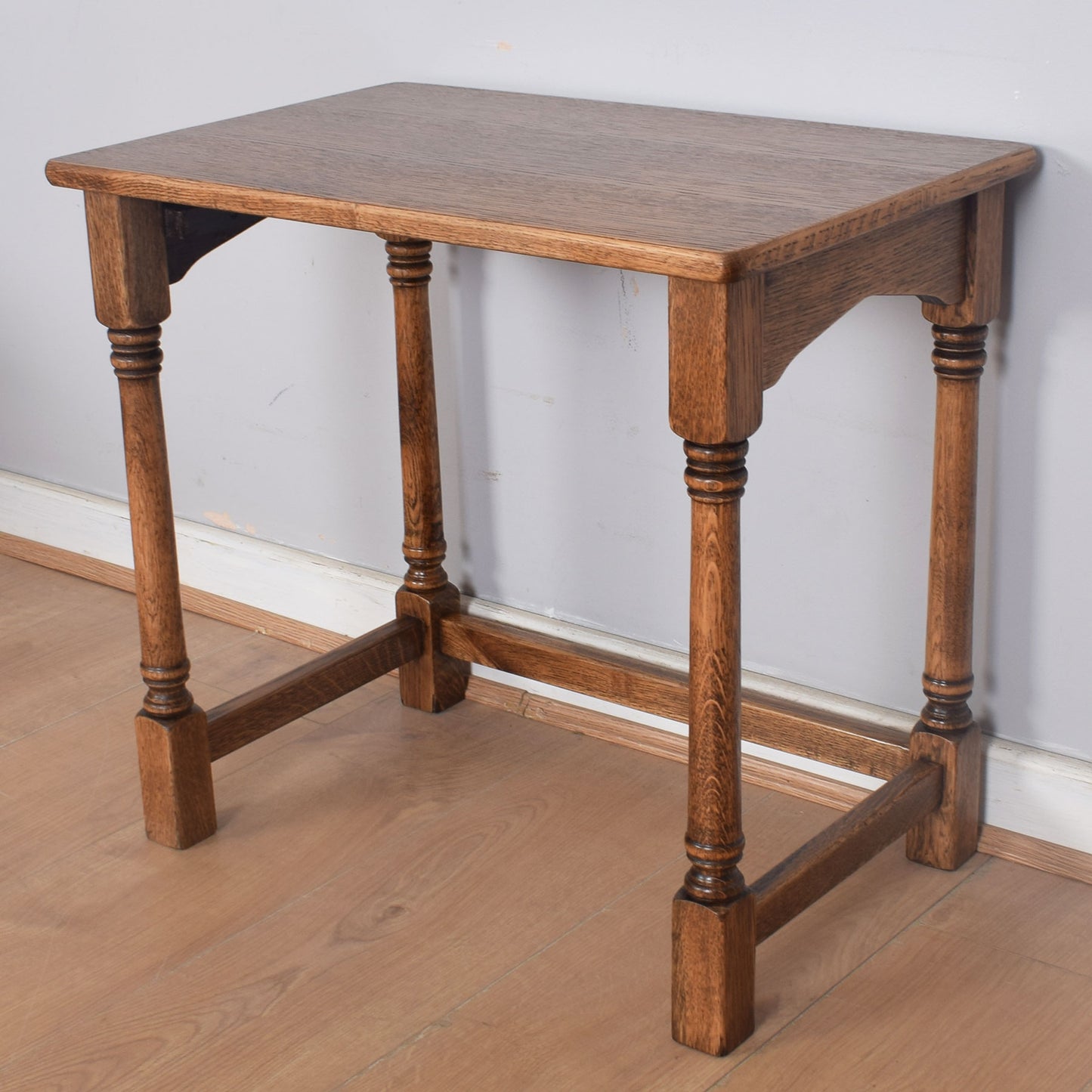 Oak Nest of Three Tables