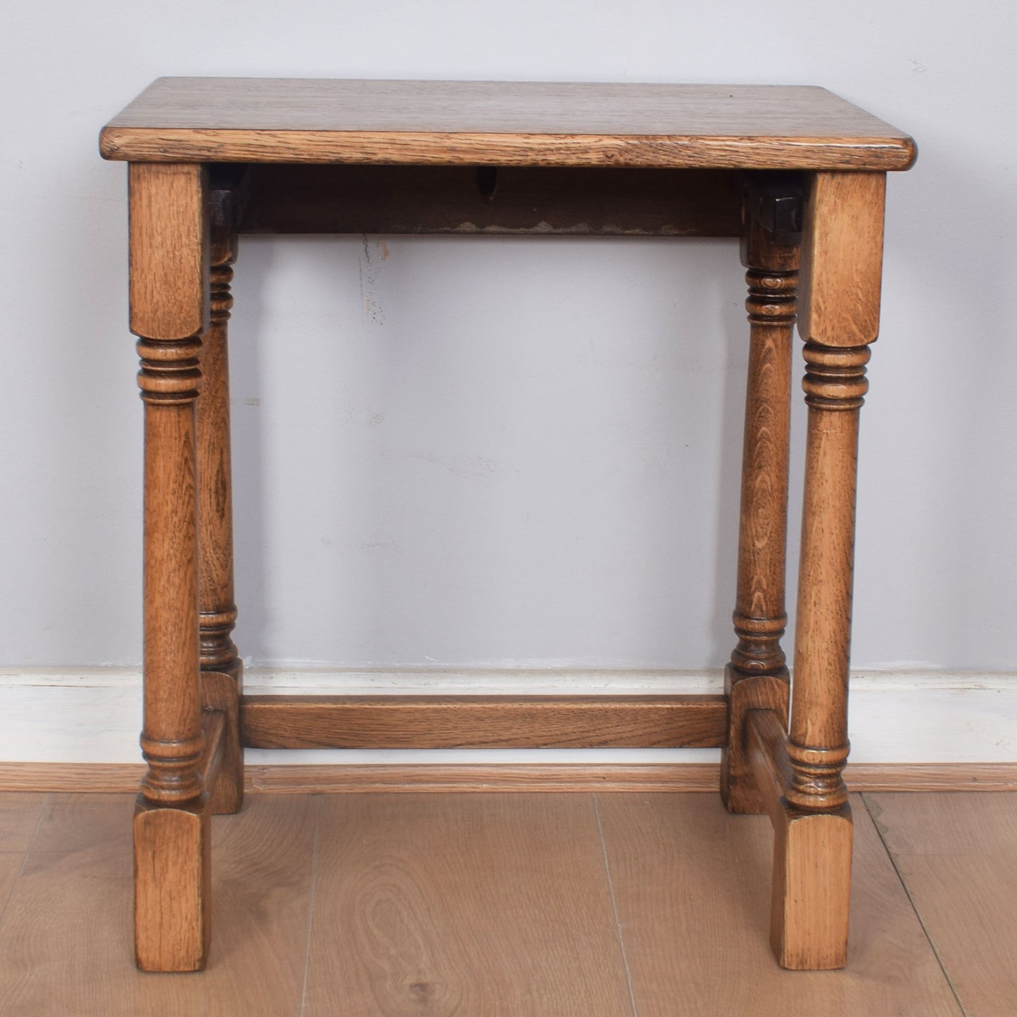 Oak Nest of Three Tables