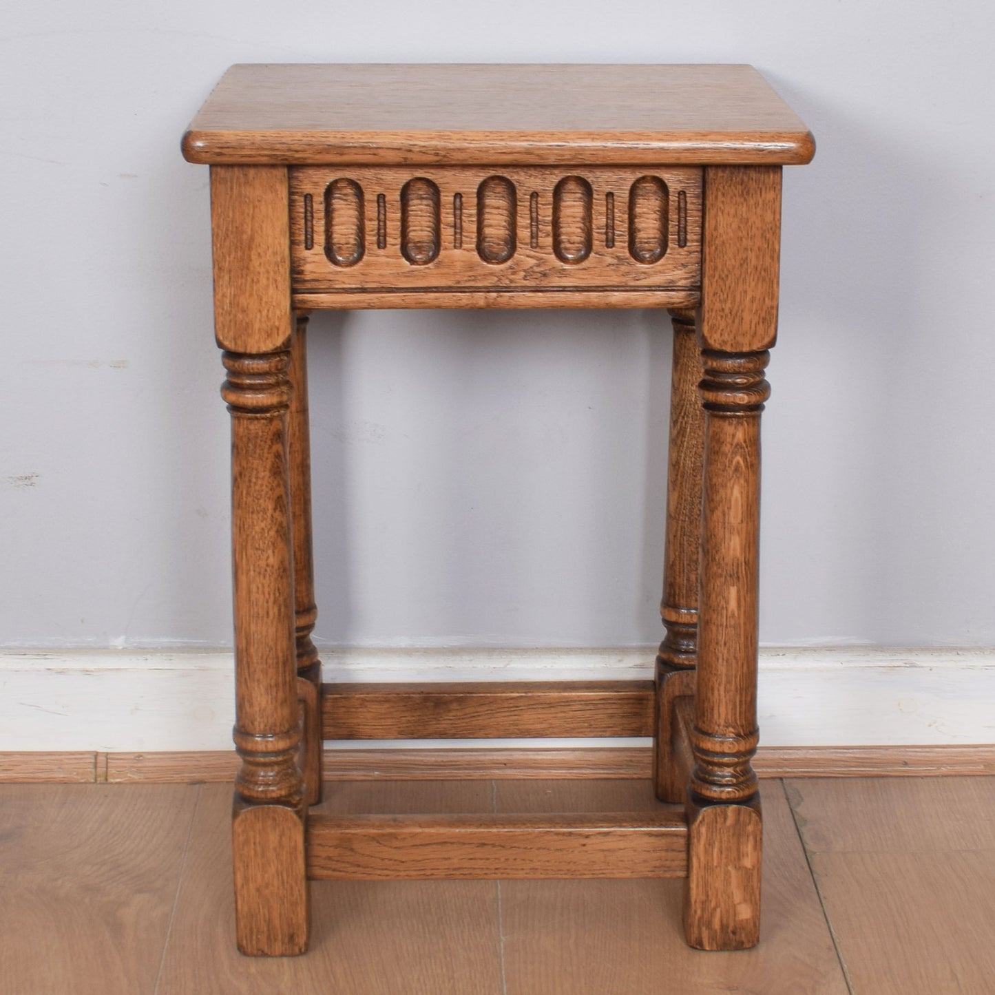 Oak Nest of Three Tables