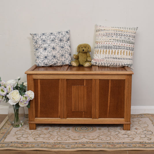 Oak Blanket Box