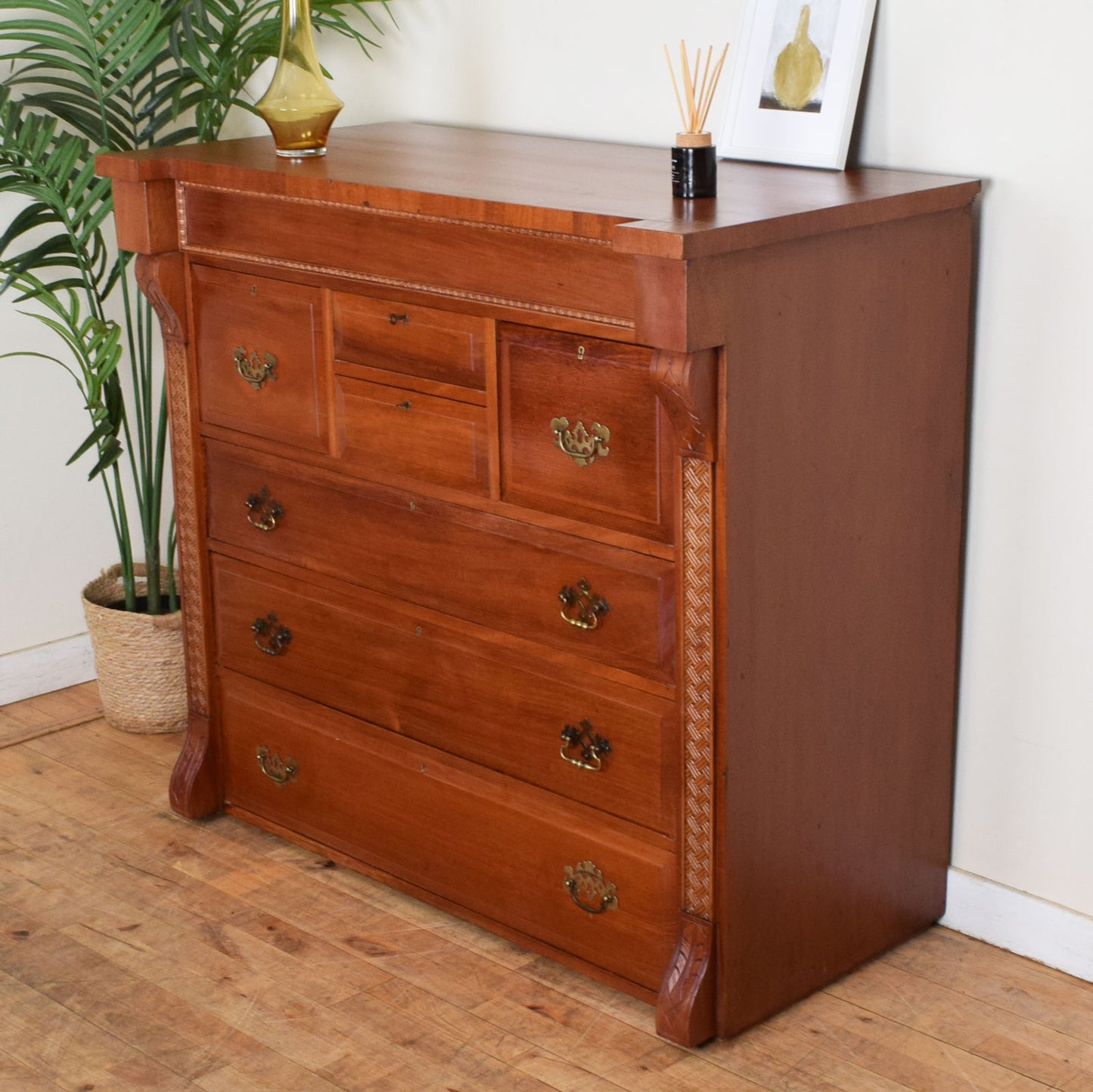 Large Mahogany Chest of Drawers