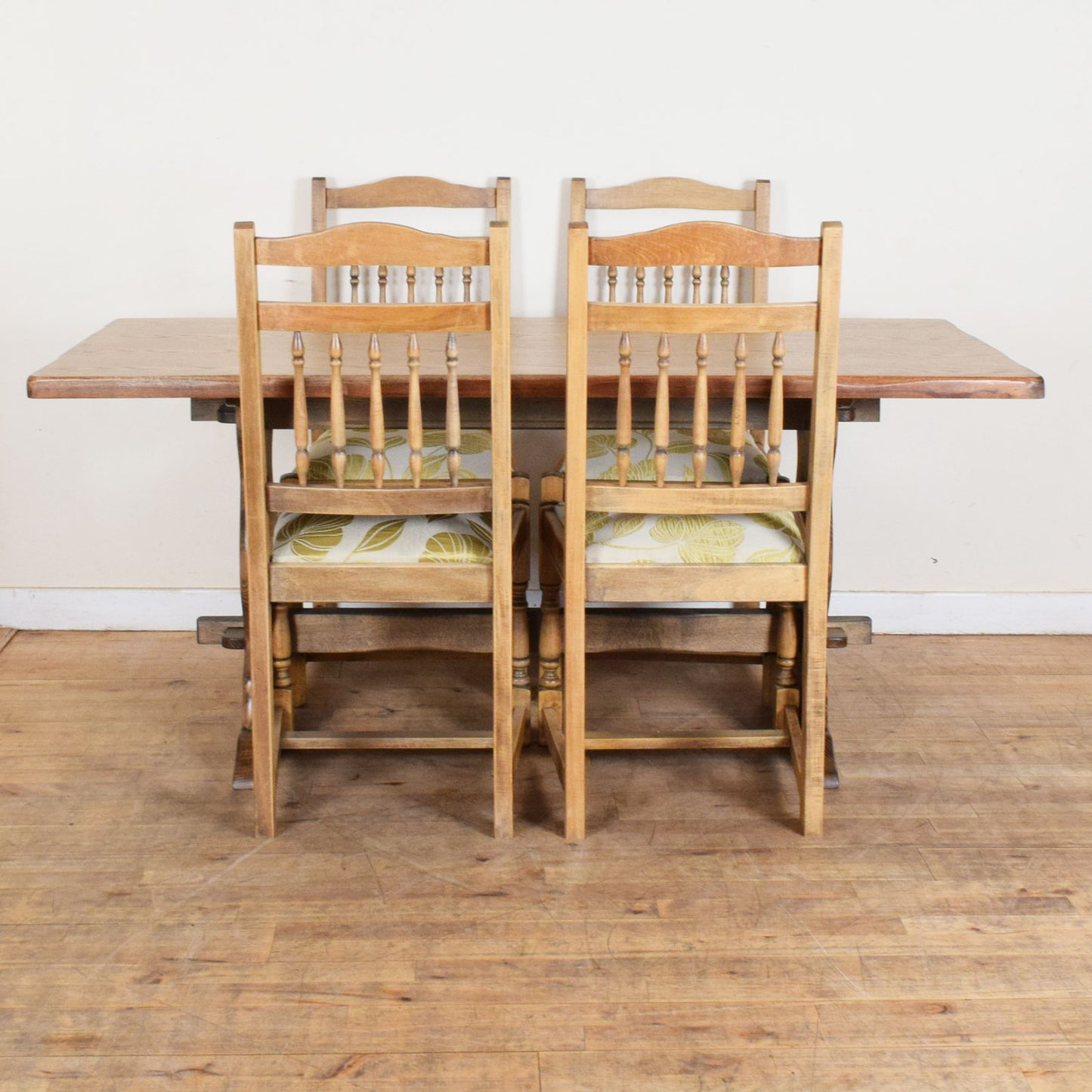 Farmhouse Oak Table and Four