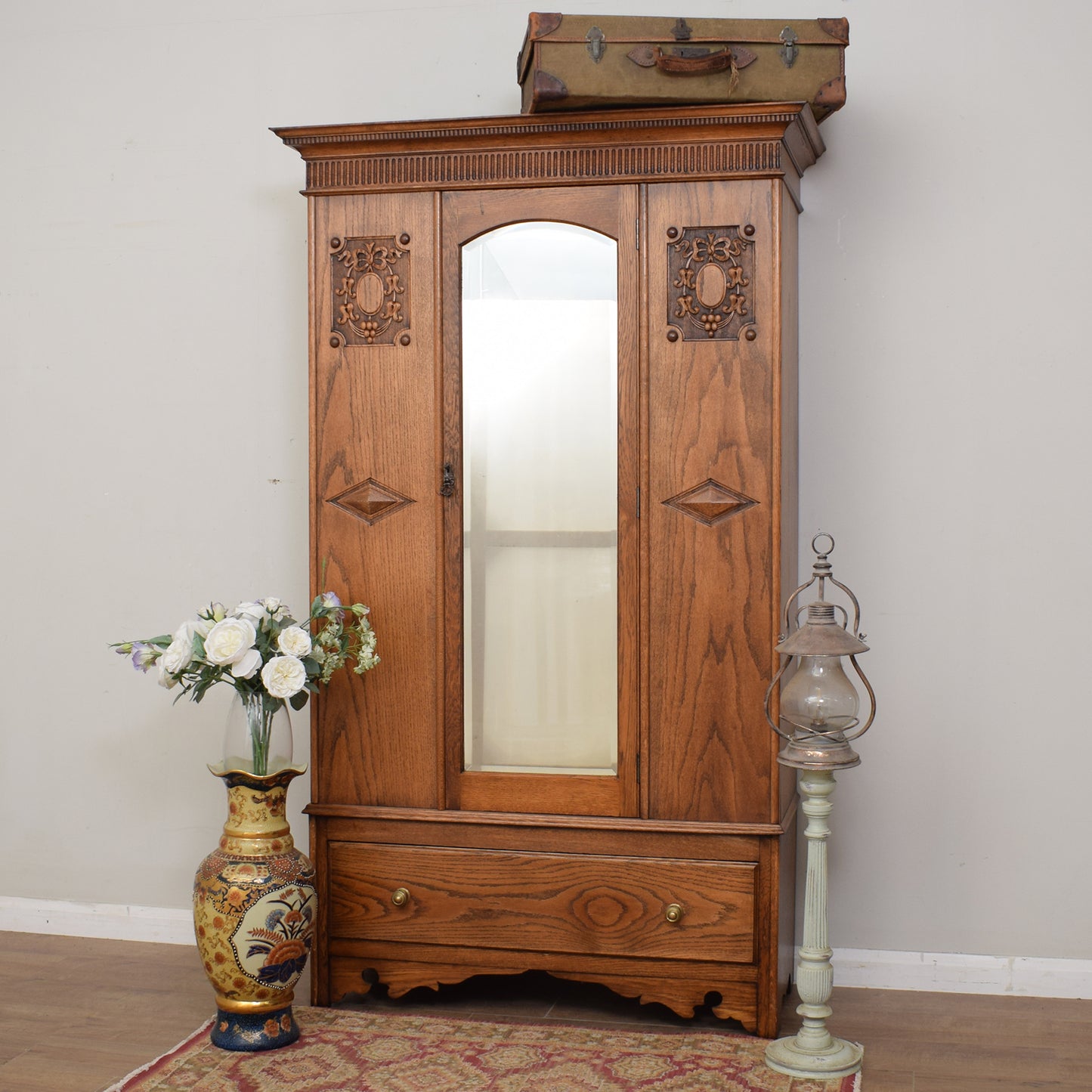 Restored Oak Hallrobe