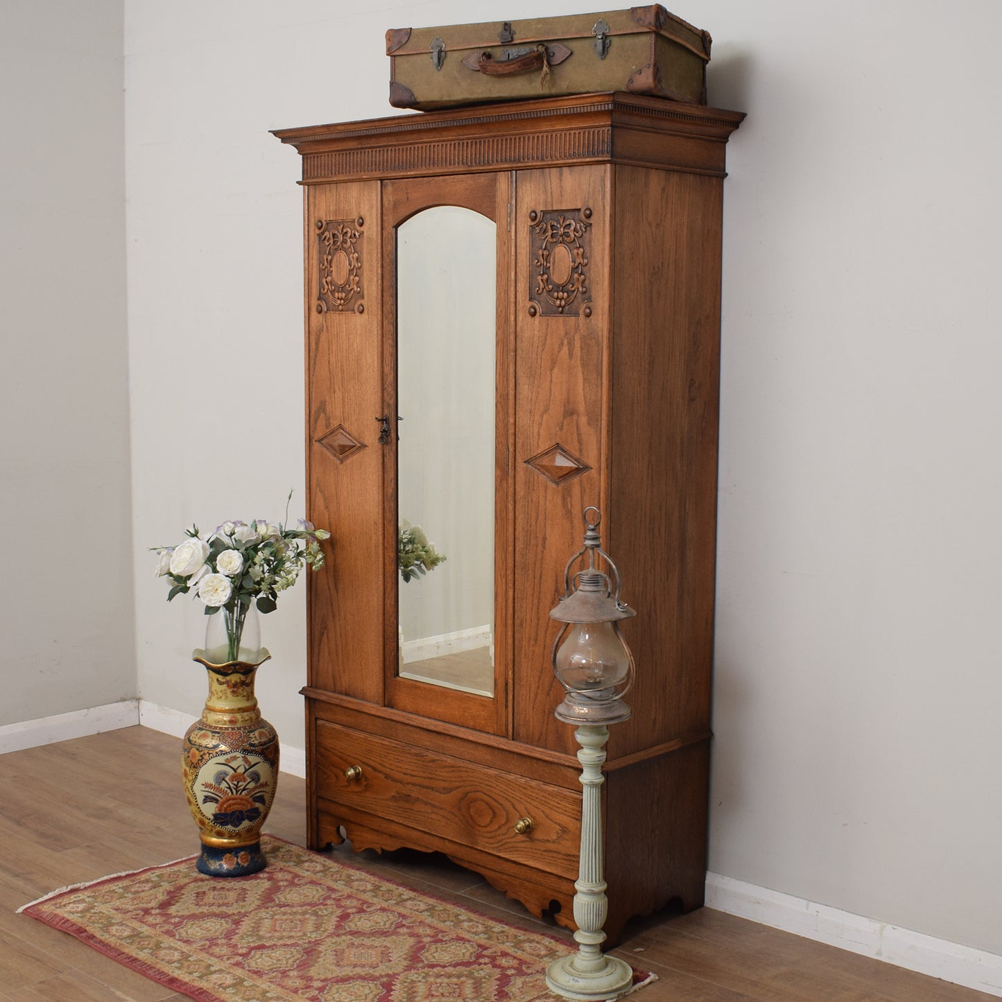 Restored Oak Hallrobe