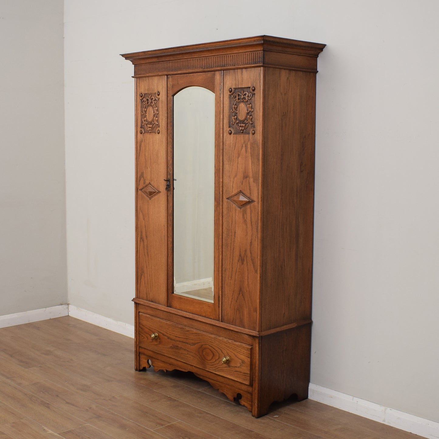 Restored Oak Hallrobe