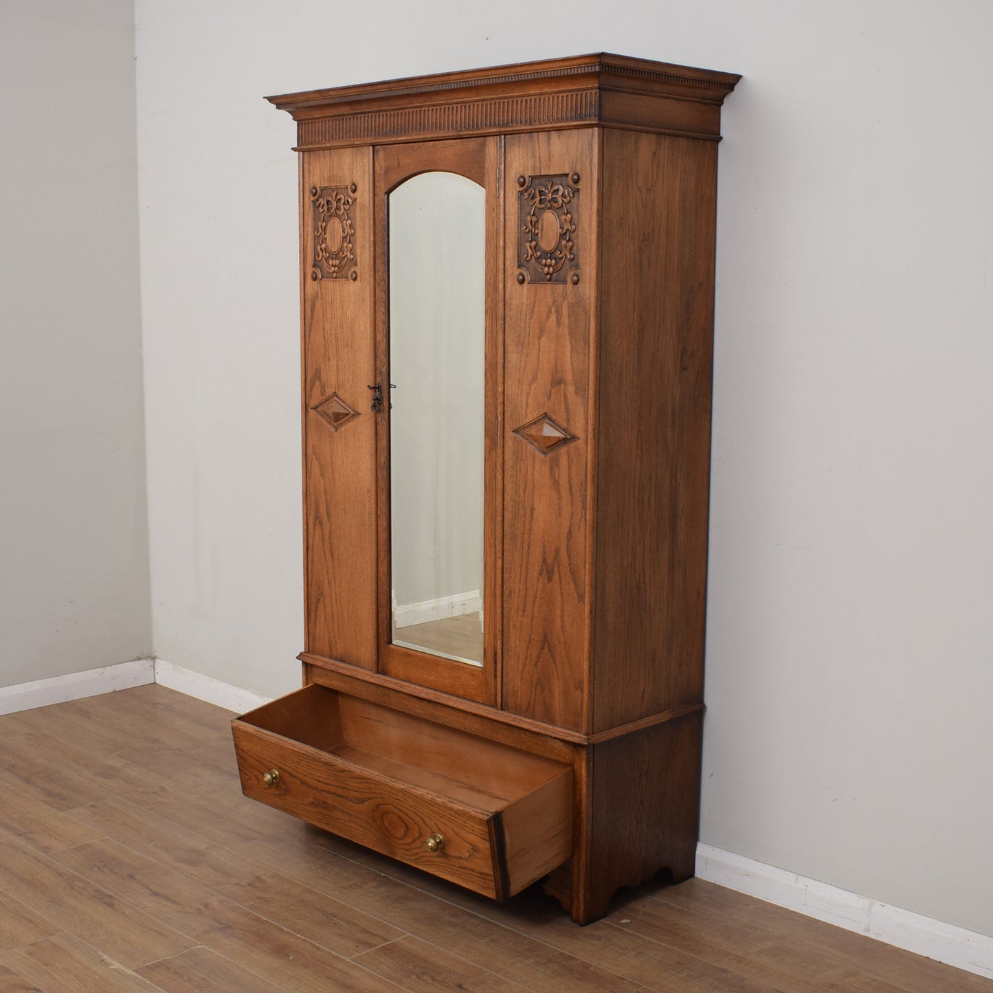 Restored Oak Hallrobe