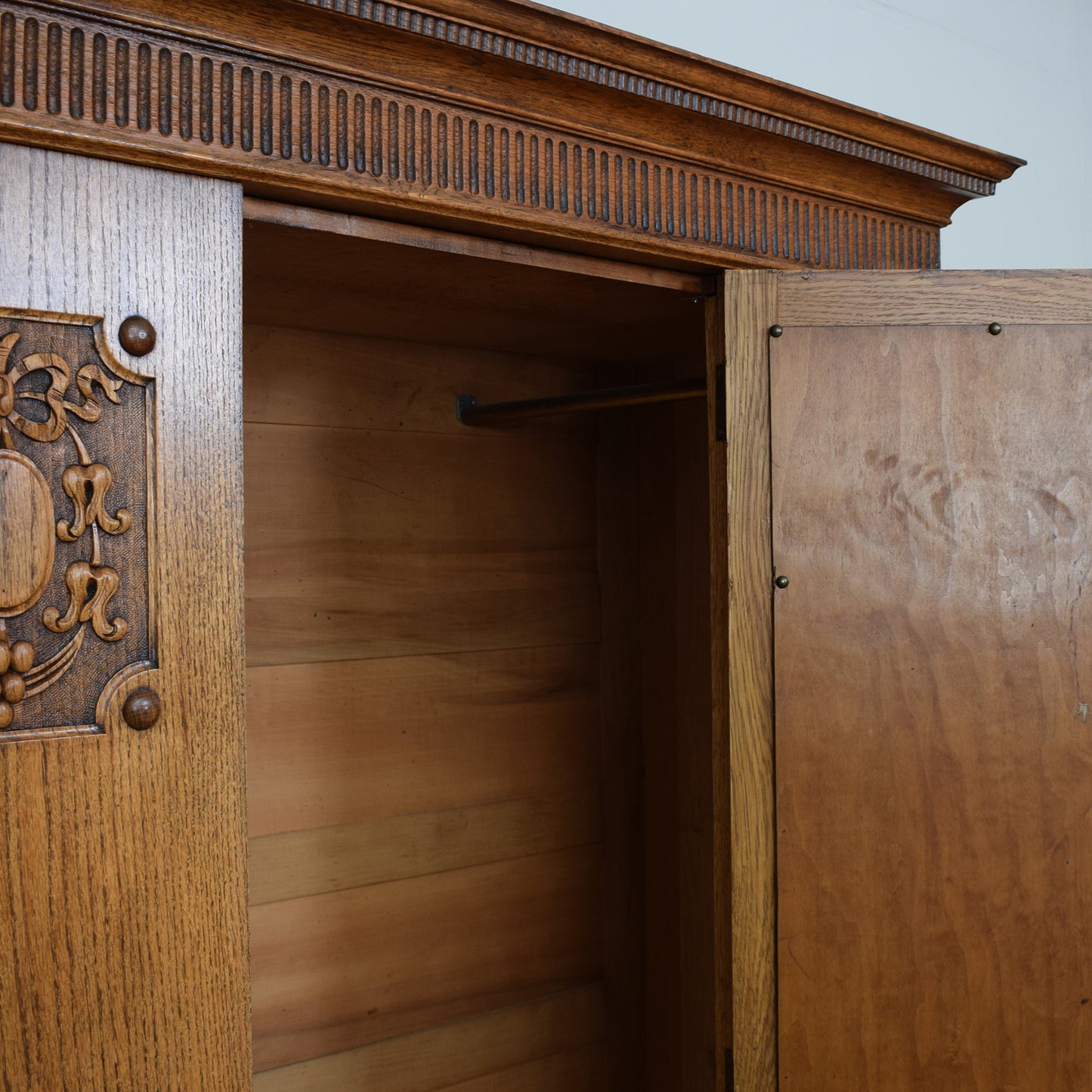 Restored Oak Hallrobe