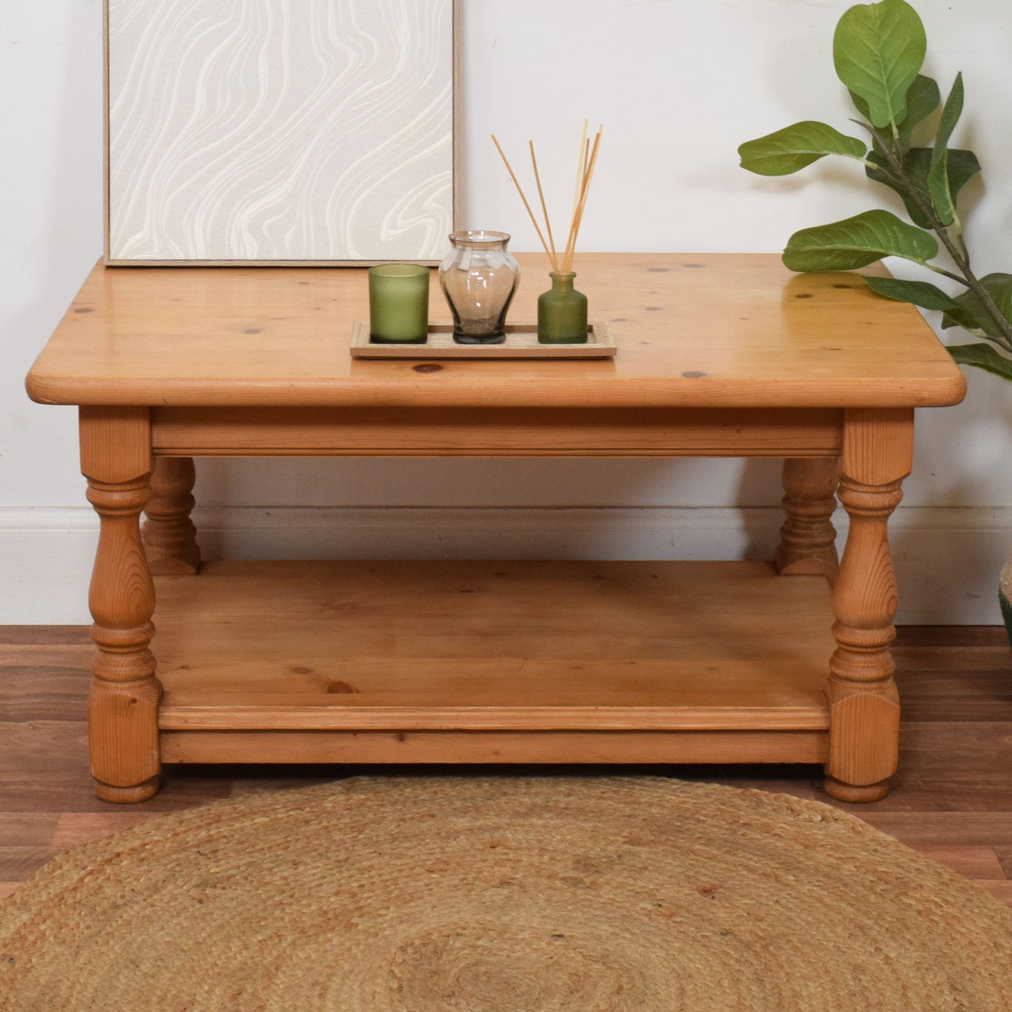 Rustic Pine Coffee Table