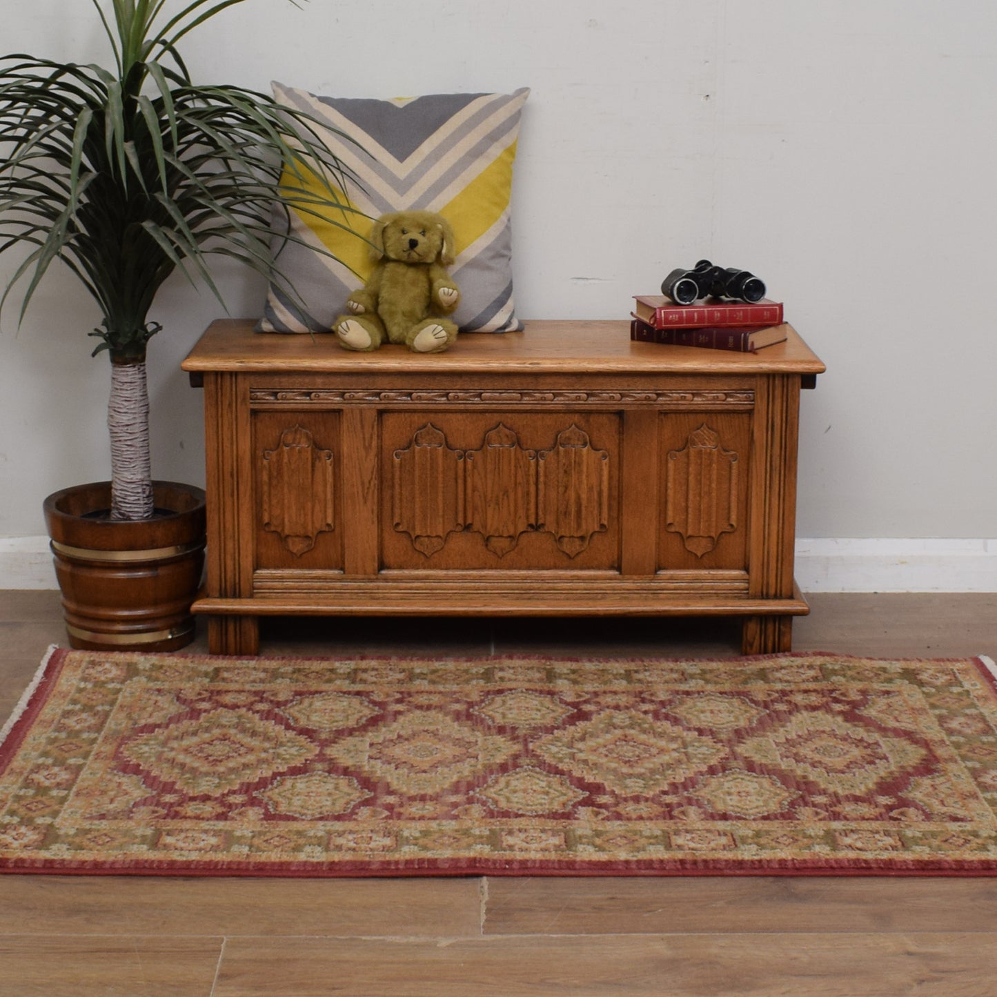 Restored Oak Blanket Box