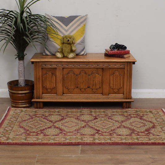 Restored Oak Blanket Box