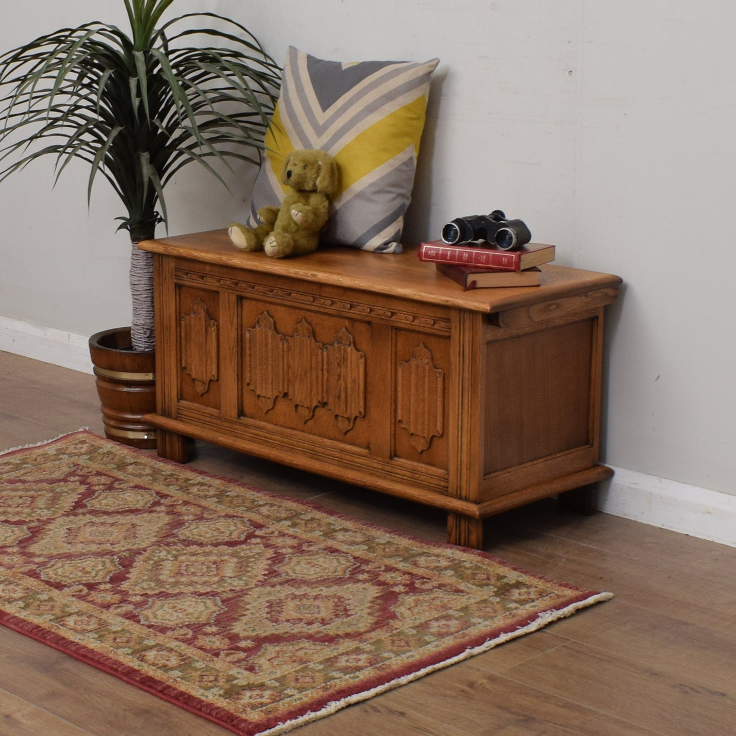 Restored Oak Blanket Box