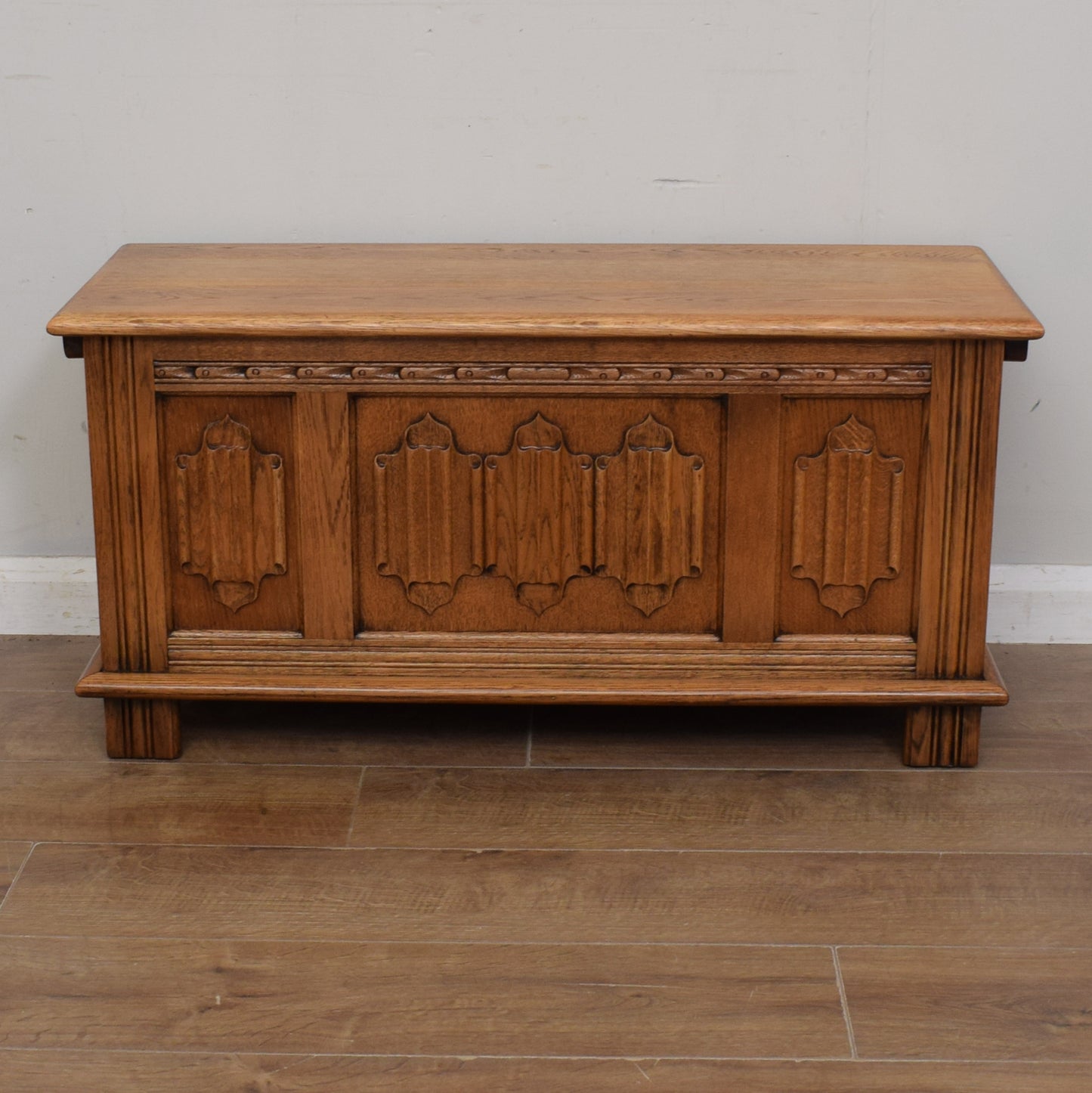 Restored Oak Blanket Box