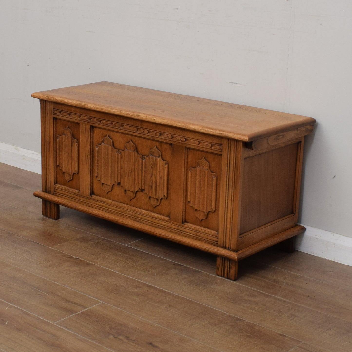 Restored Oak Blanket Box