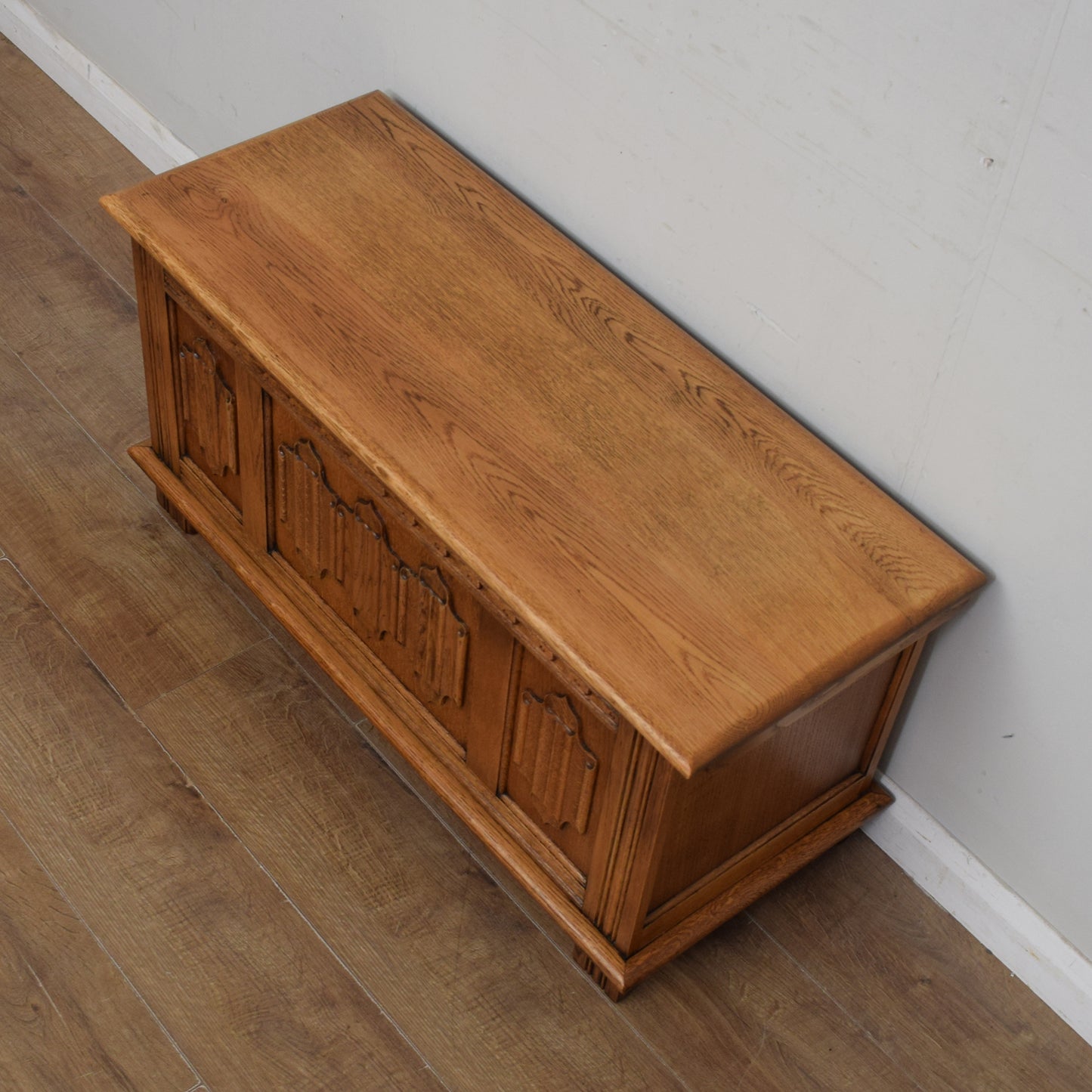 Restored Oak Blanket Box