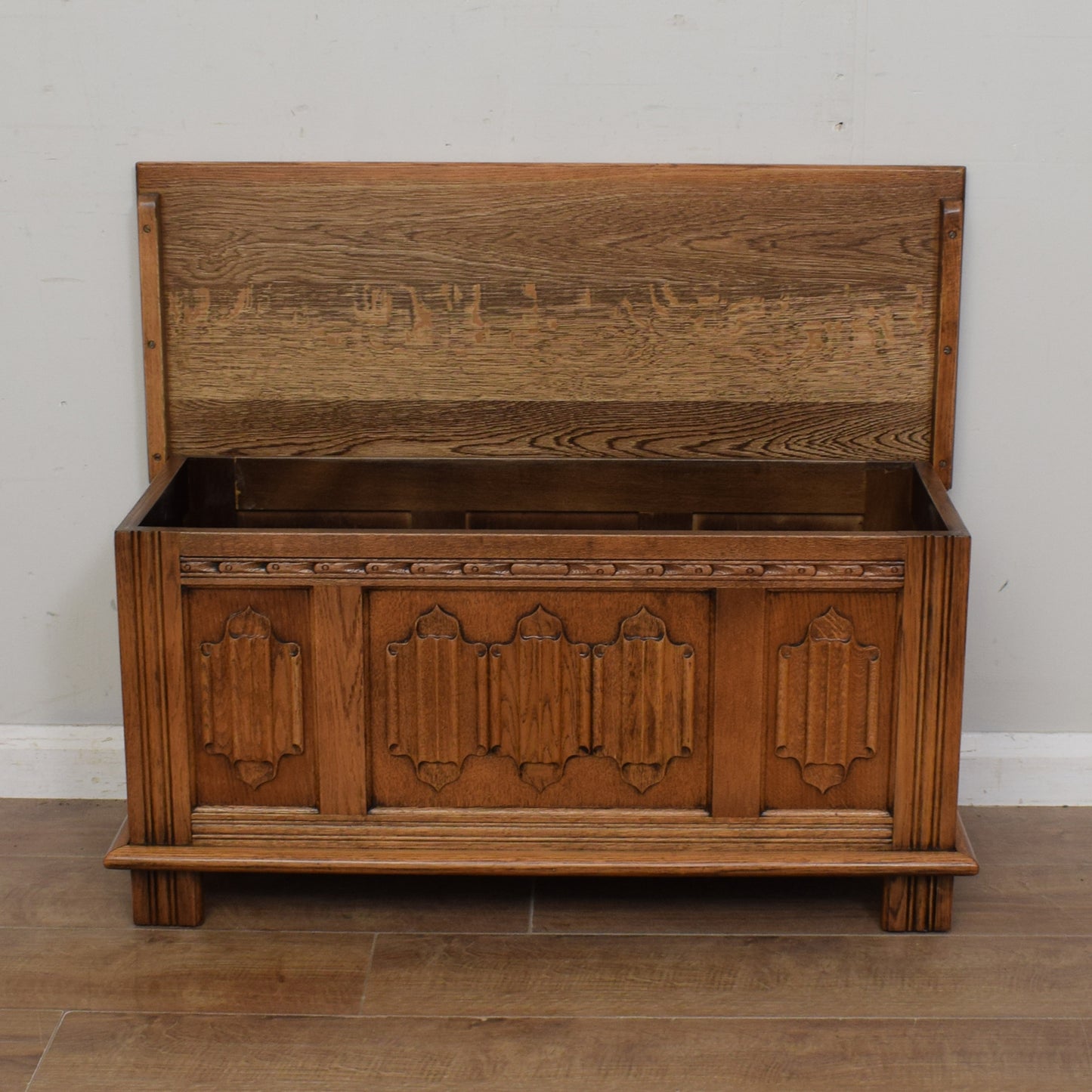 Restored Oak Blanket Box