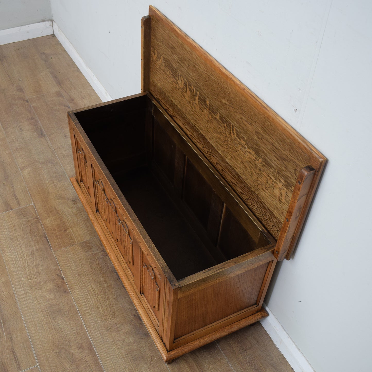 Restored Oak Blanket Box