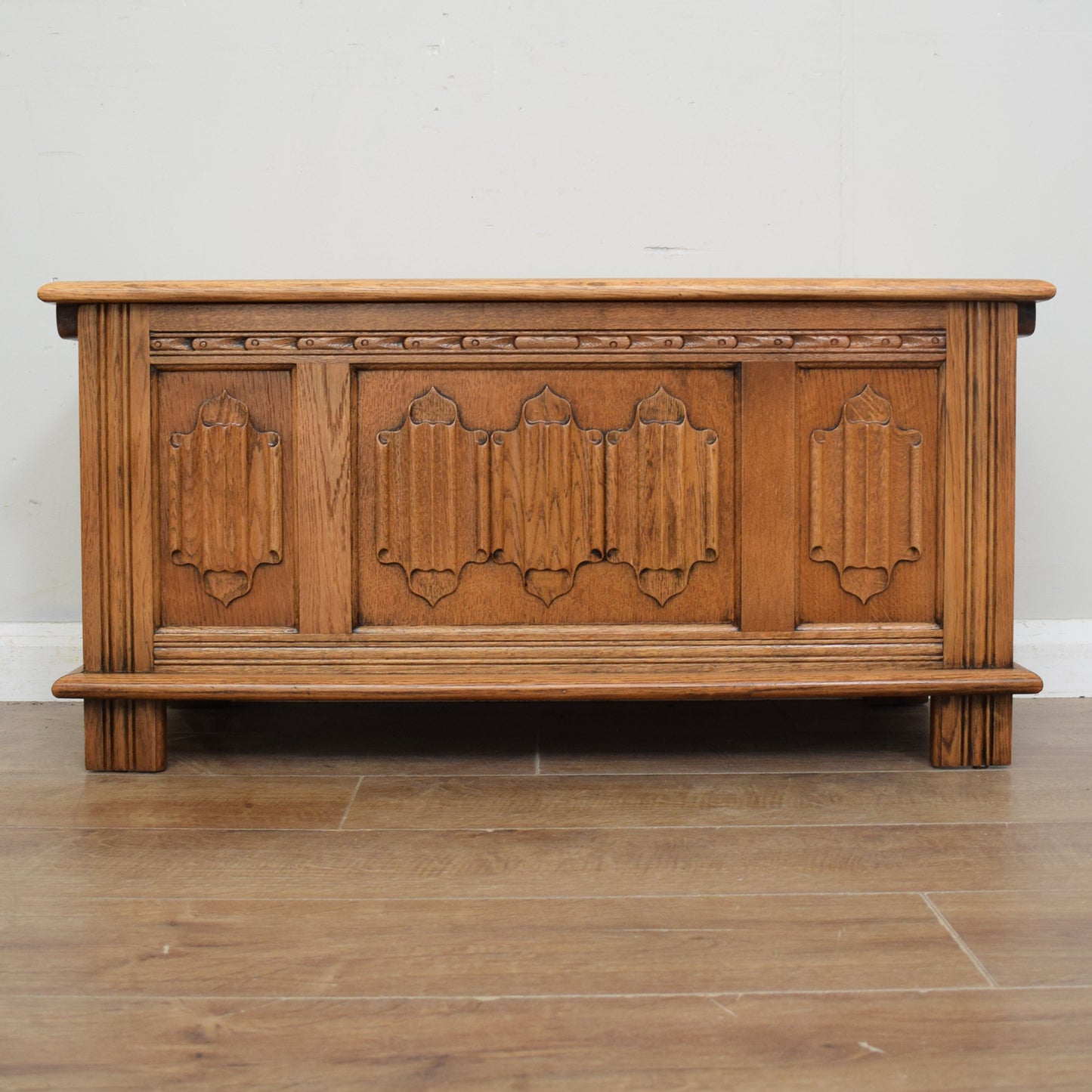 Restored Oak Blanket Box