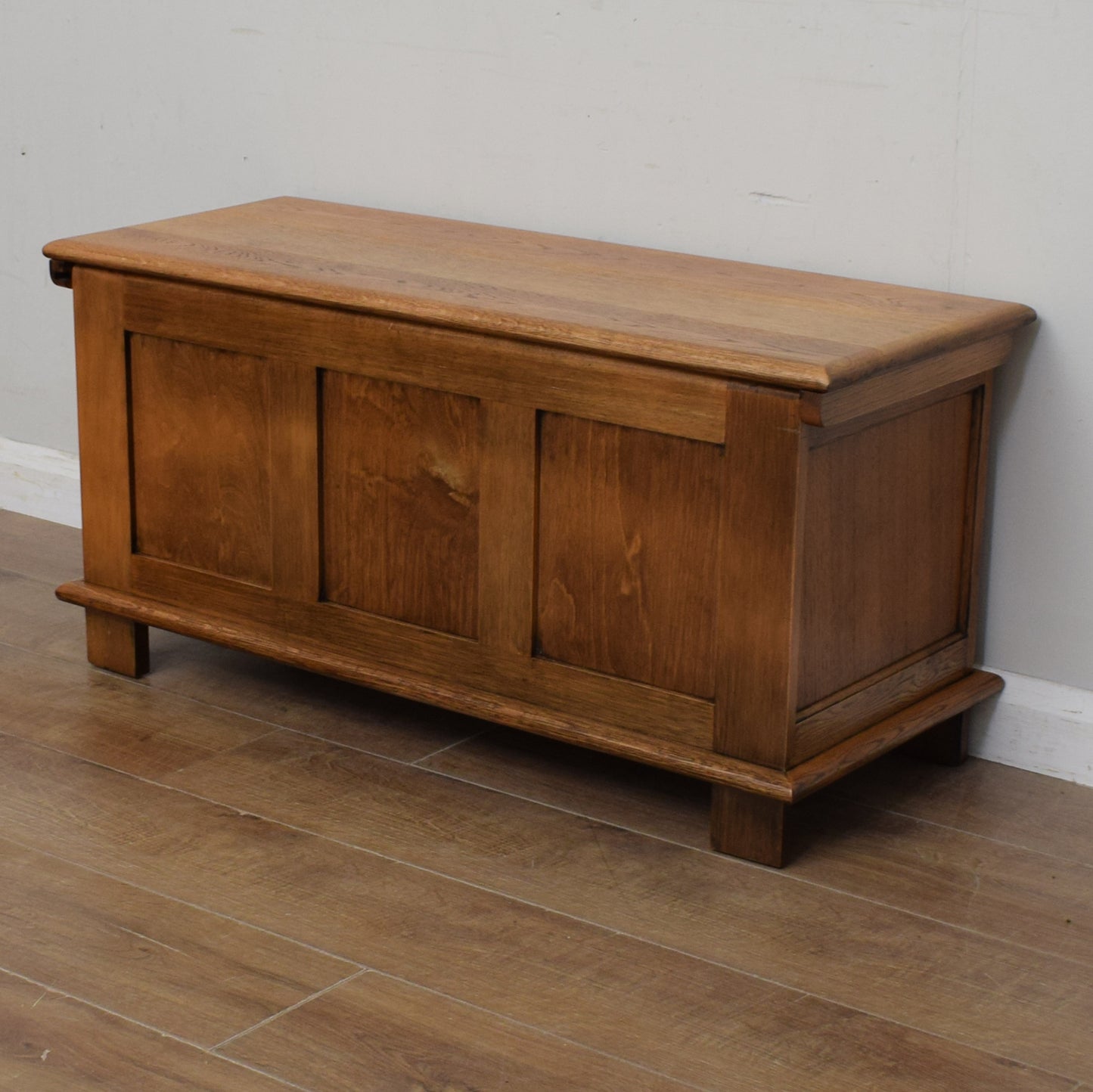 Restored Oak Blanket Box