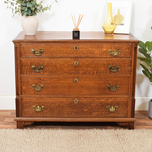 Restored Oak Chest of Drawers