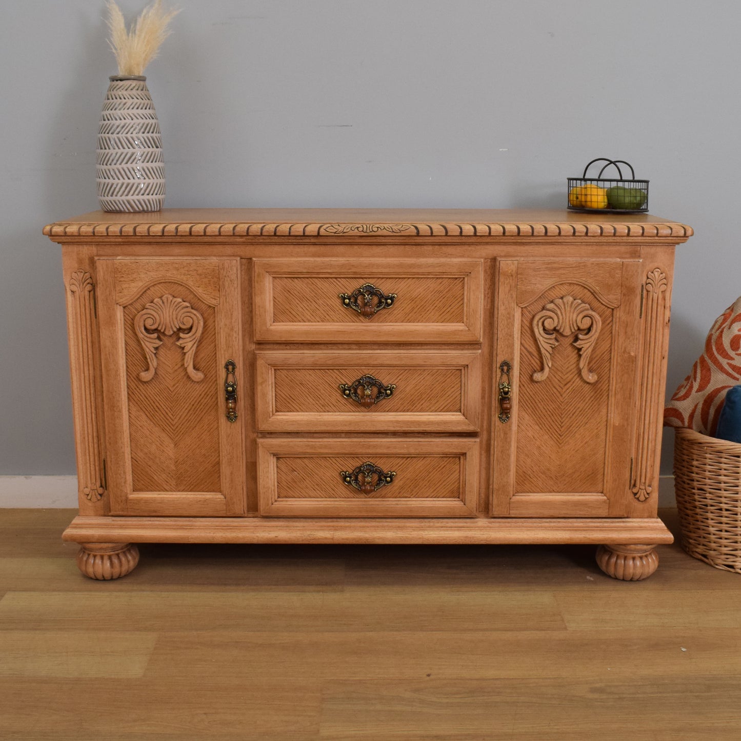 Restored Oak Sideboard