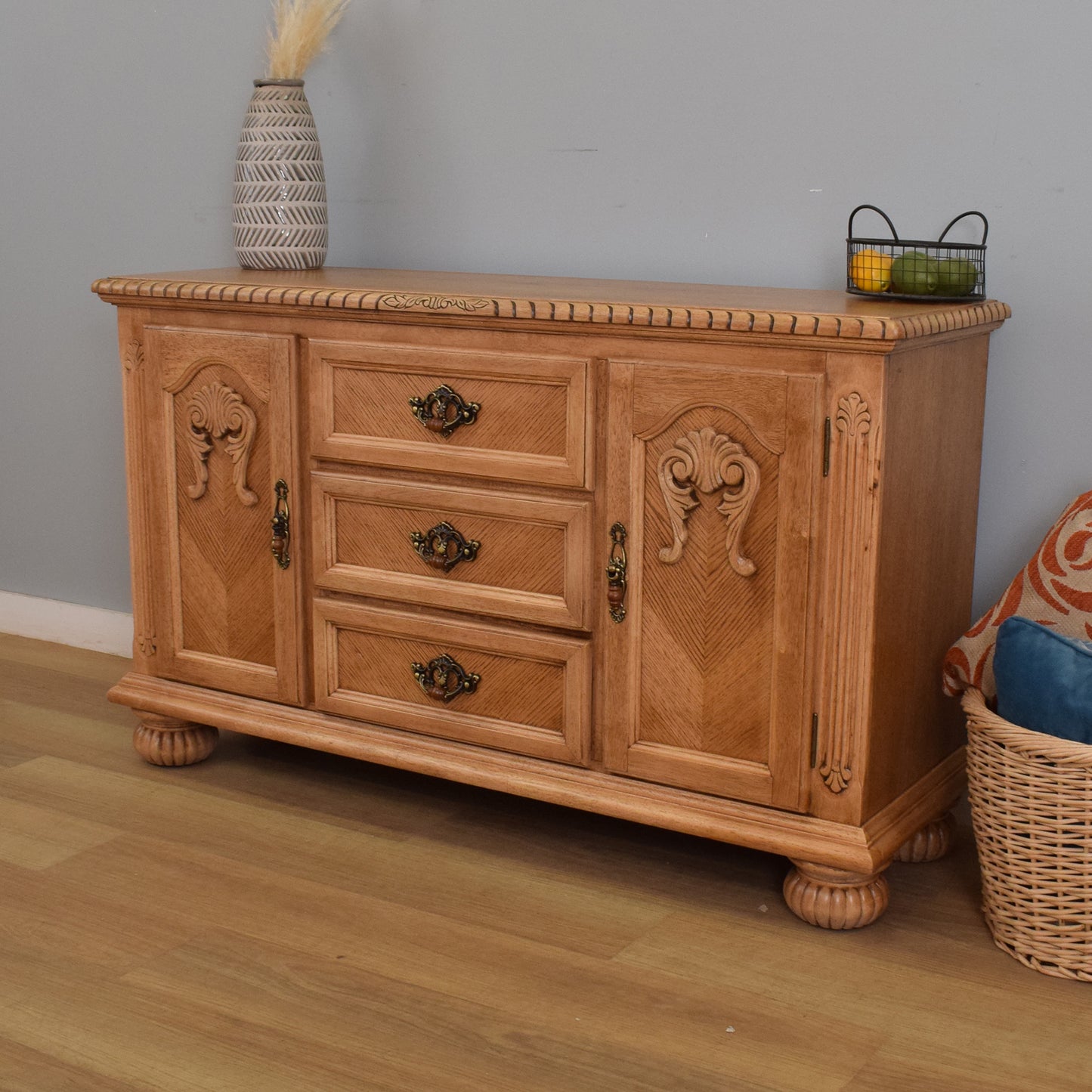 Restored Oak Sideboard