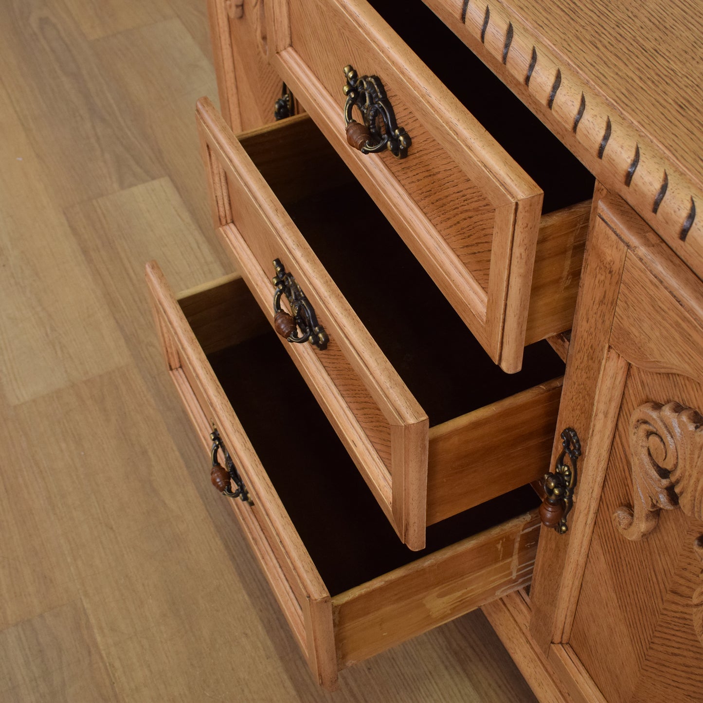 Restored Oak Sideboard
