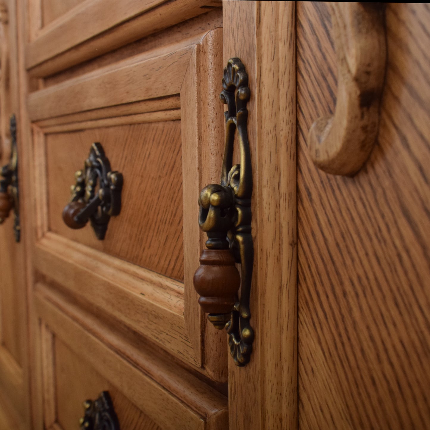 Restored Oak Sideboard