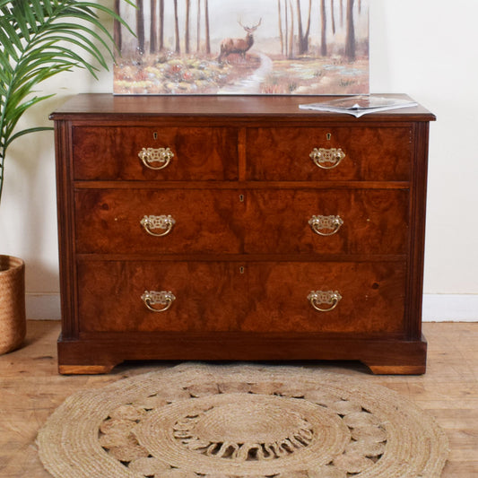 Restored Walnut Chest of Drawers