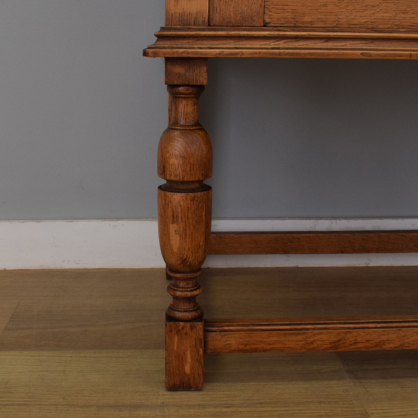 Mirrored Oak Sideboard