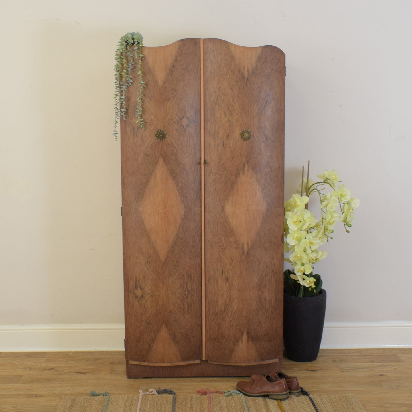 Walnut Veneer Wardrobe