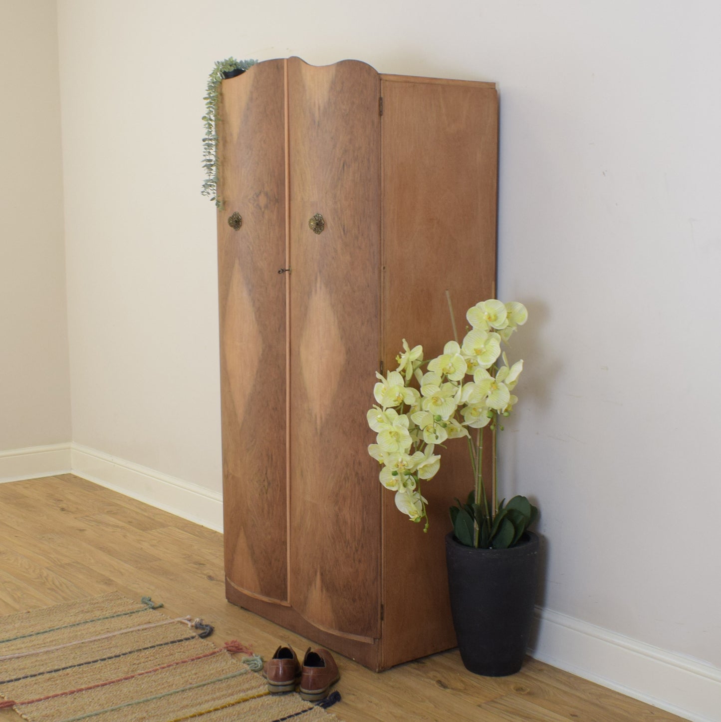 Walnut Veneer Wardrobe