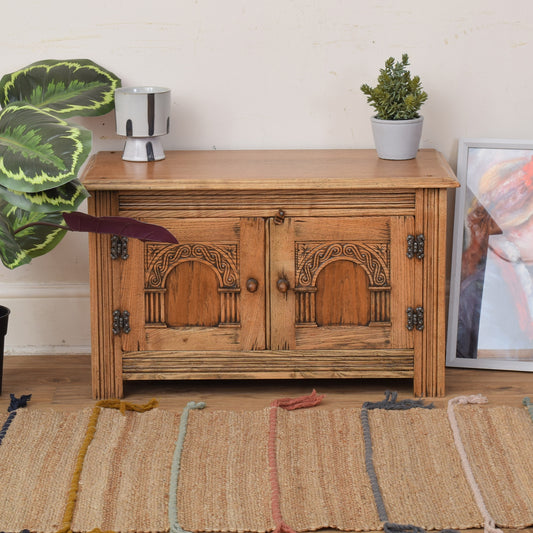 Oak Media Cabinet
