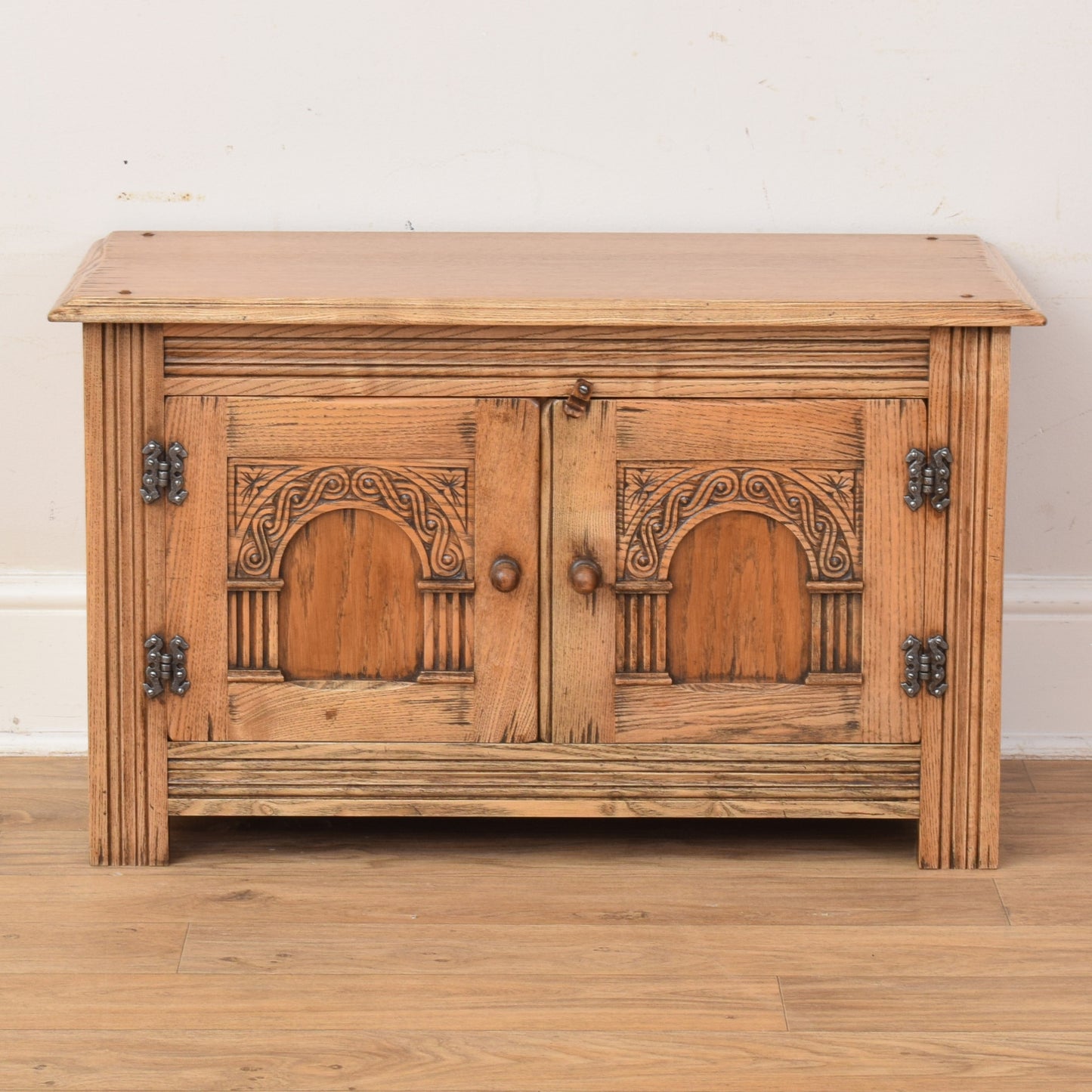 Oak Media Cabinet