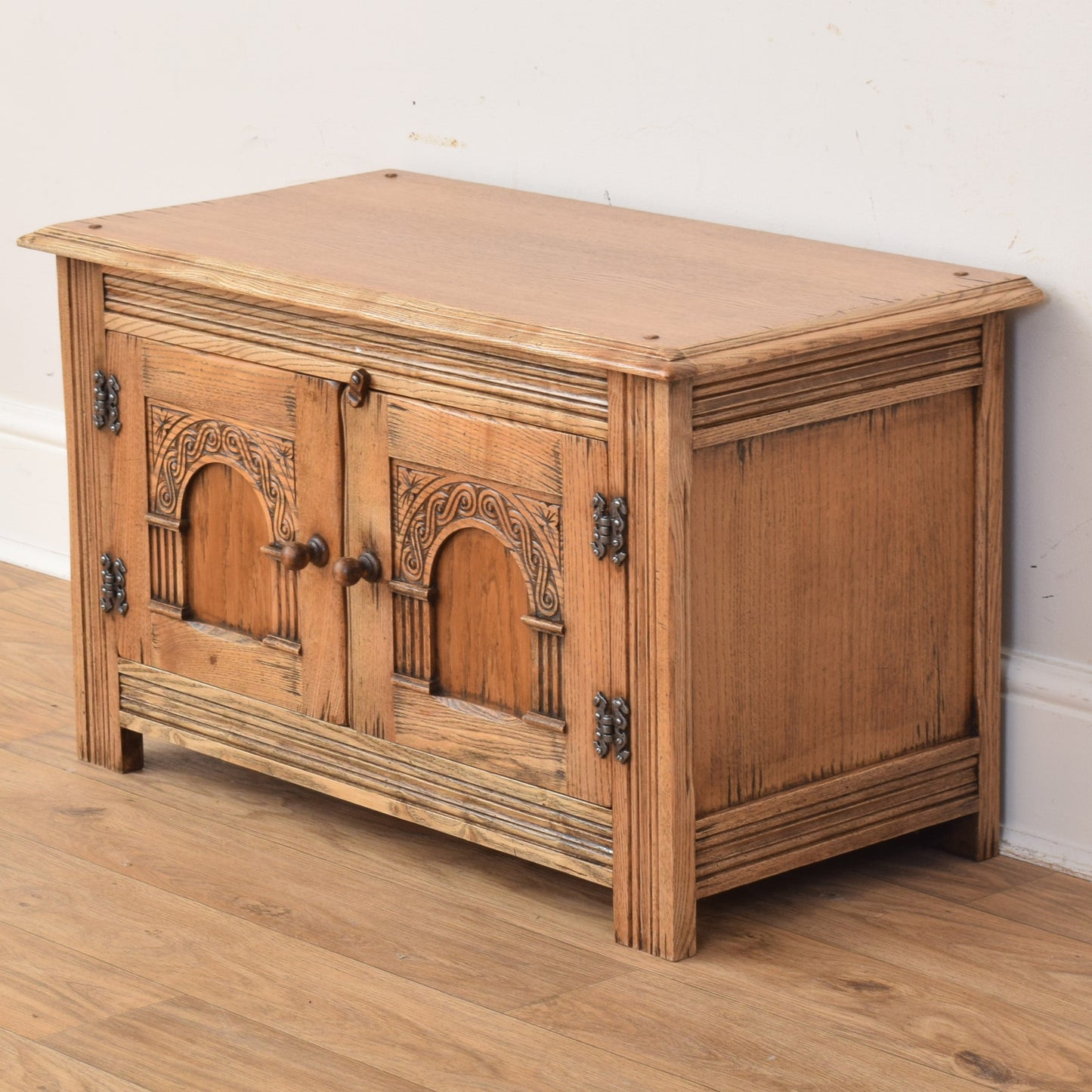 Oak Media Cabinet