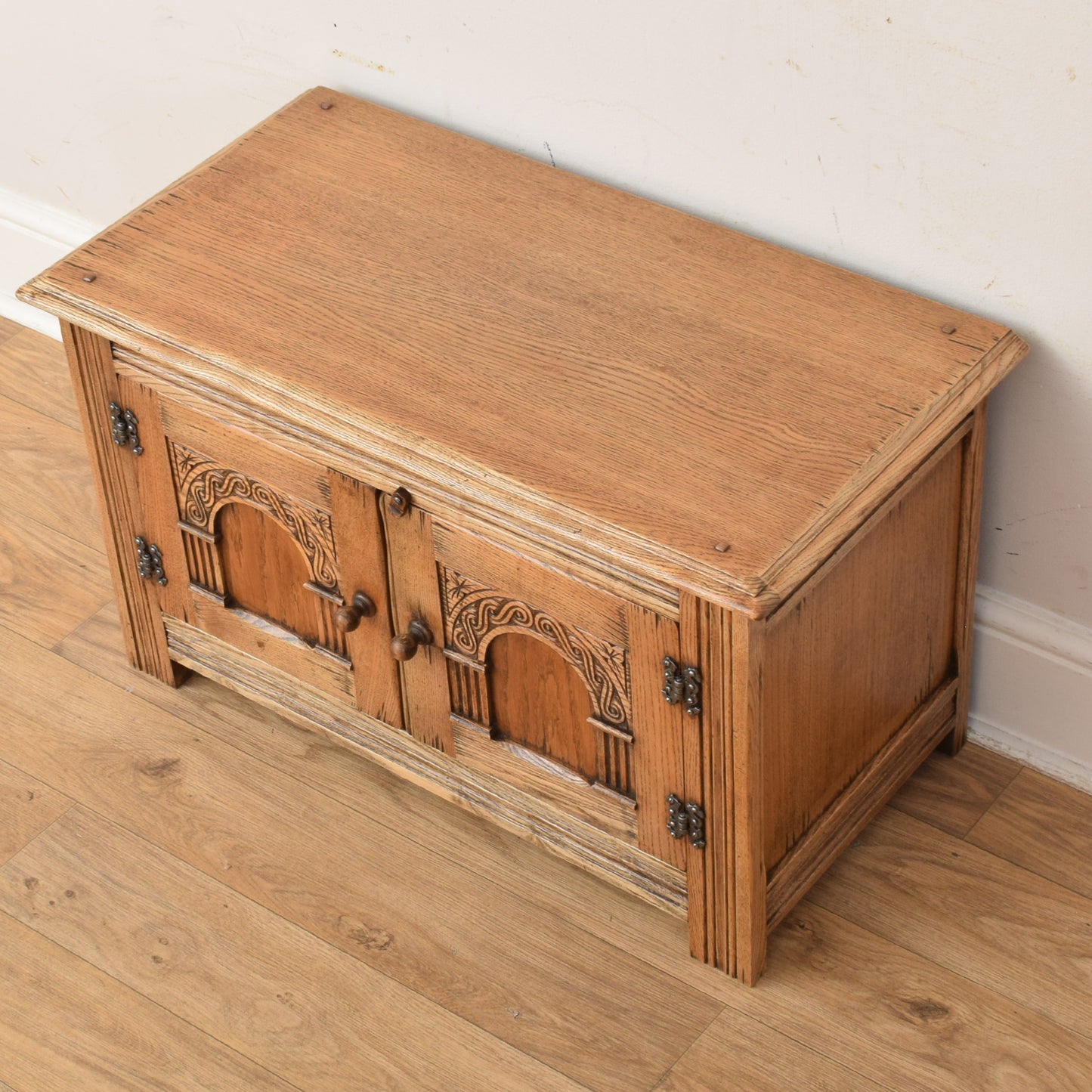 Oak Media Cabinet