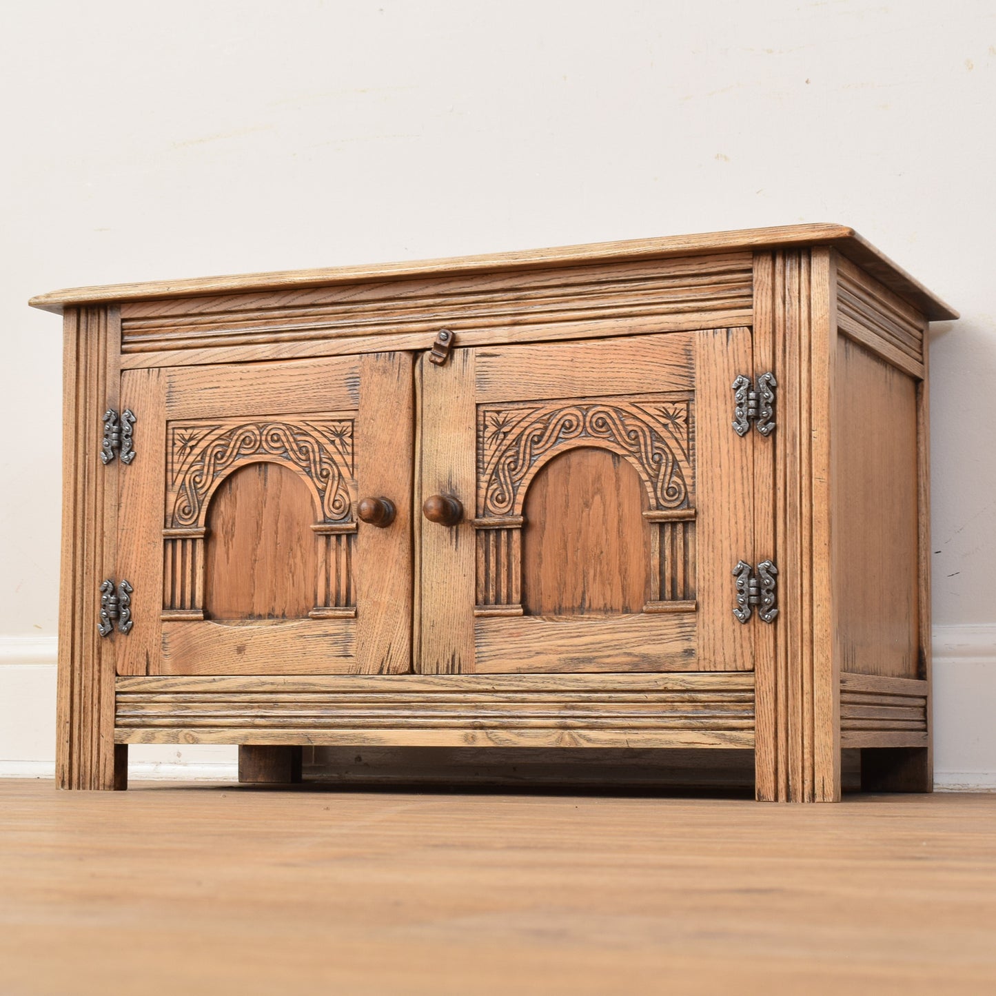 Oak Media Cabinet