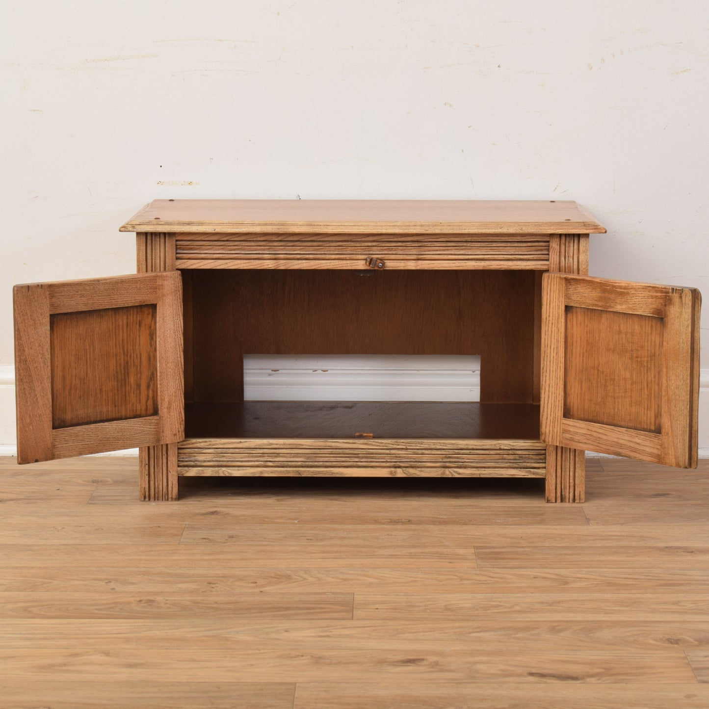 Oak Media Cabinet