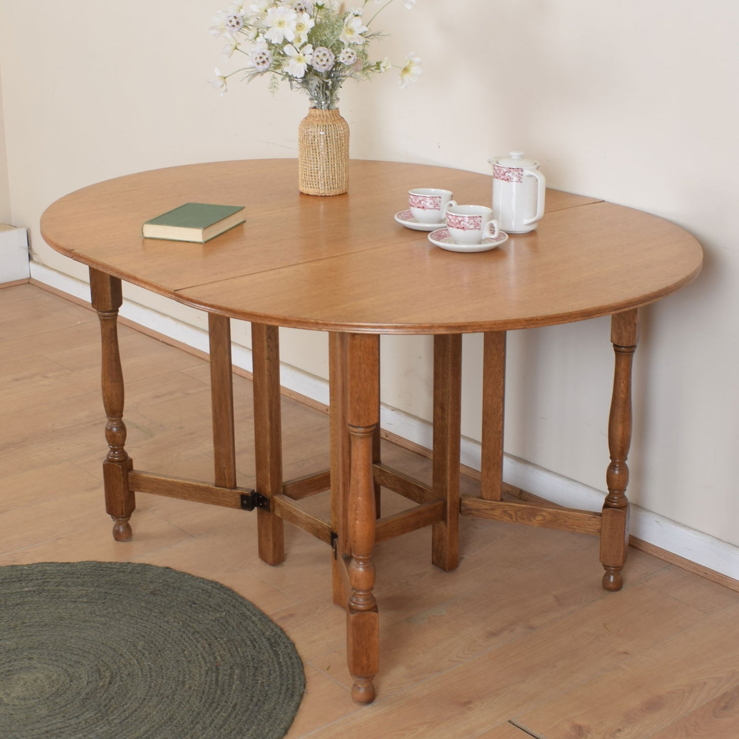 Oak Drop Leaf Table