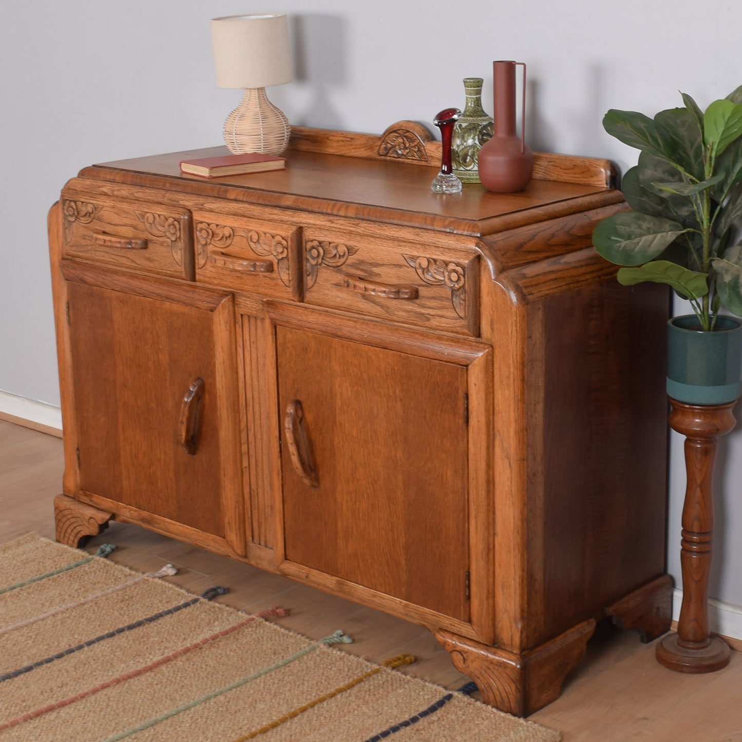 Arts and Craft Oak Sideboard