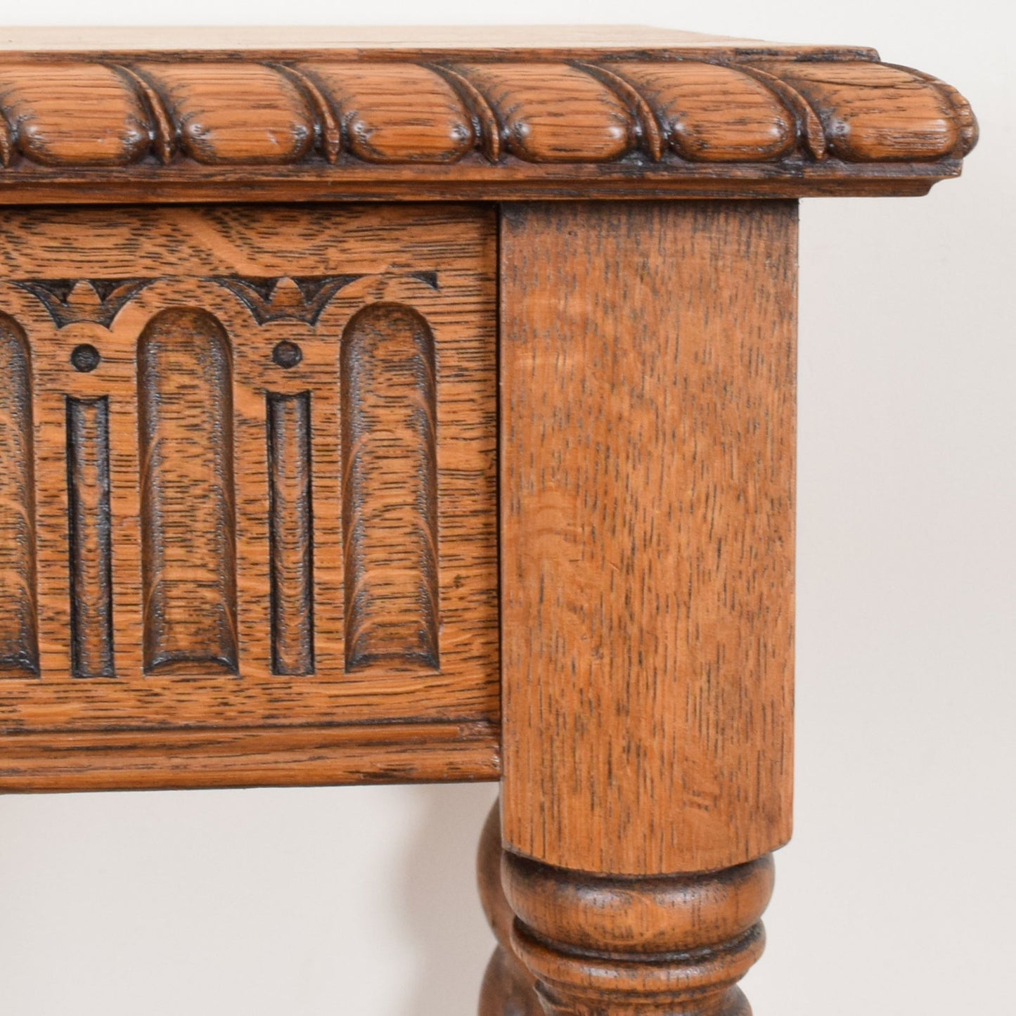 Barley Twist Oak Console Table