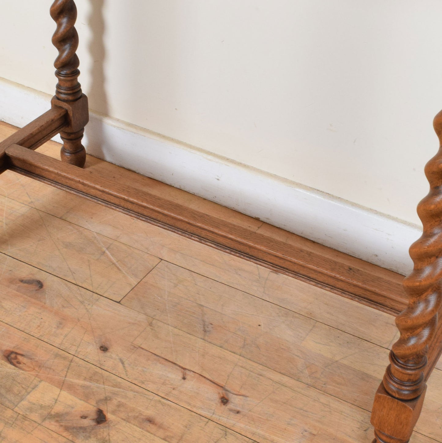 Barley Twist Oak Console Table