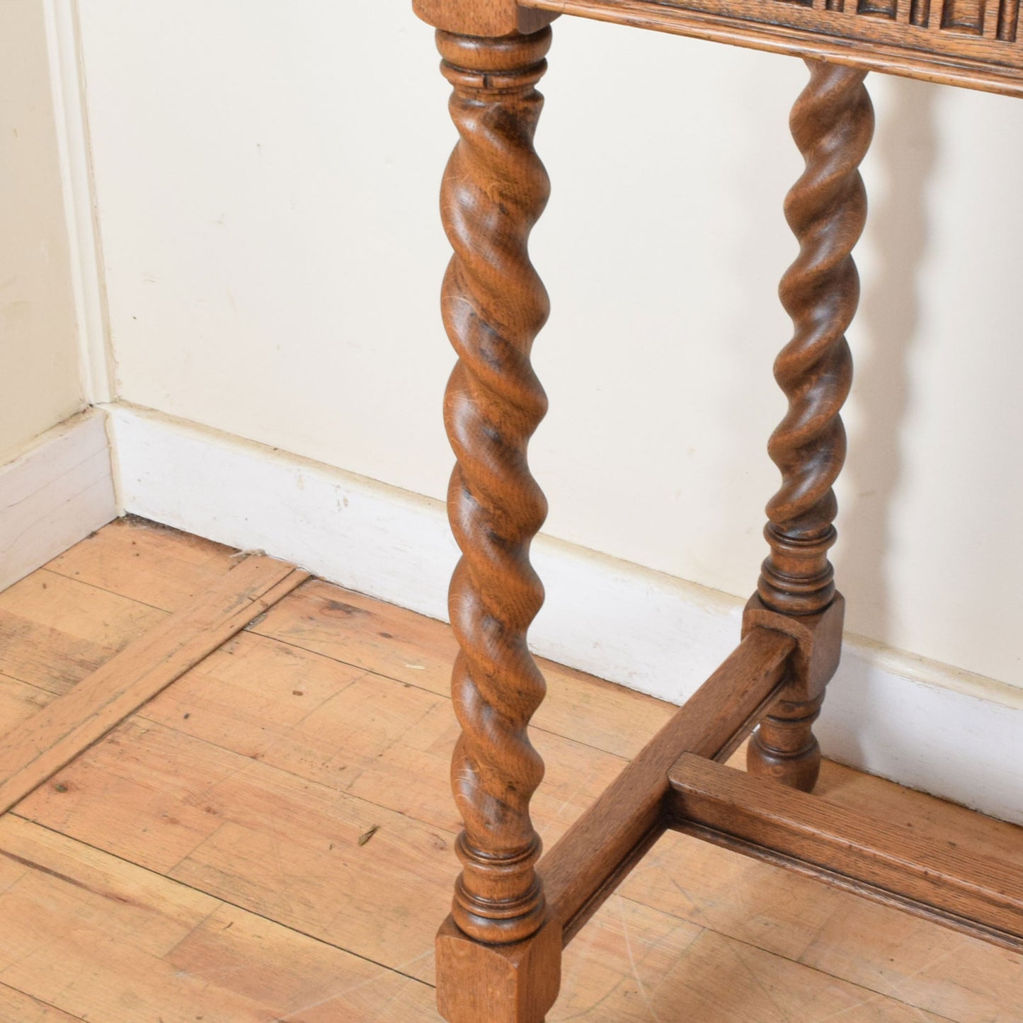 Barley Twist Oak Console Table