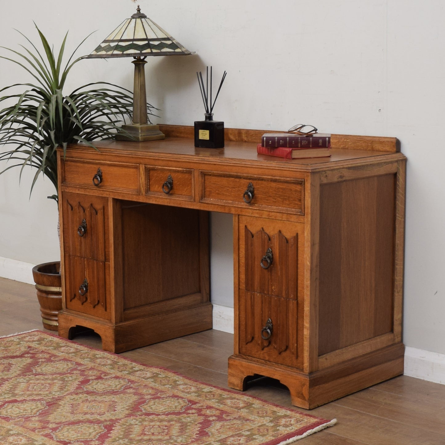 Restored Oak Dressing Table