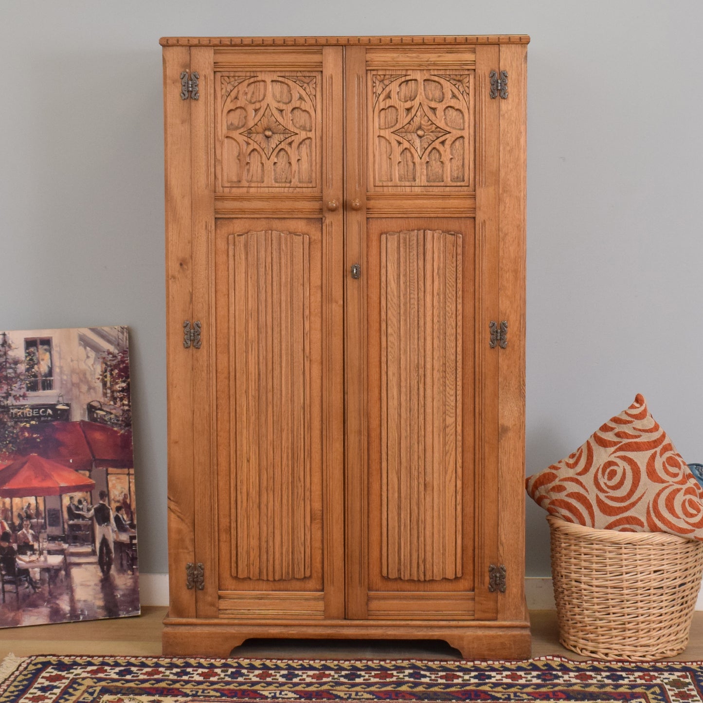 Small Old Charm Gents Wardrobe